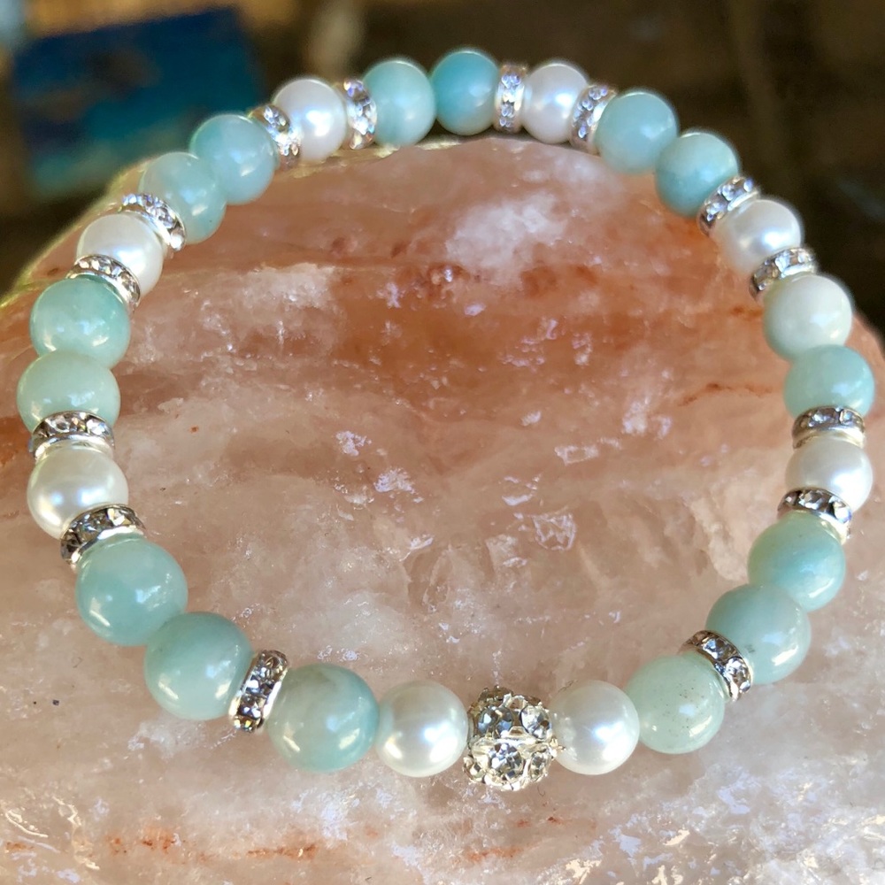 Gemstone Beaded Bracelet - image 1